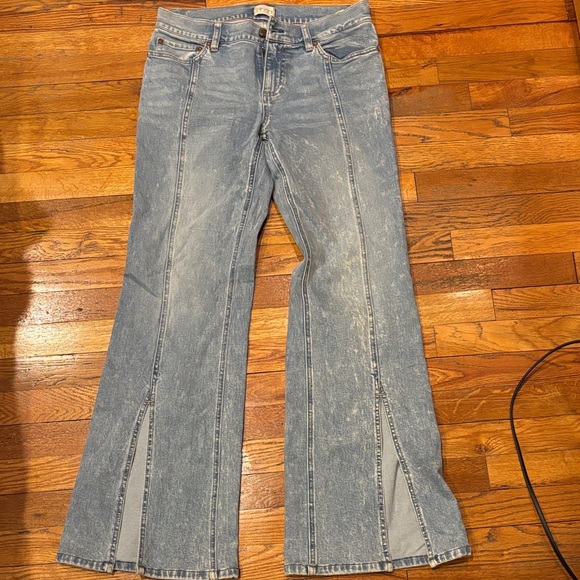 Alice + Olivia Light Blue Flare Jeans